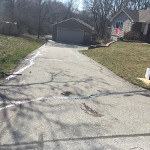 Crack Fill and Sealcoat in Gladstone MO - Before