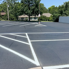 Commercial Parking Lot Sealing Project in Kansas City, MO 0