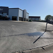 Commercial Parking Lot Sealcoating & Striping – Altec Service Center Kansas City, MO 0